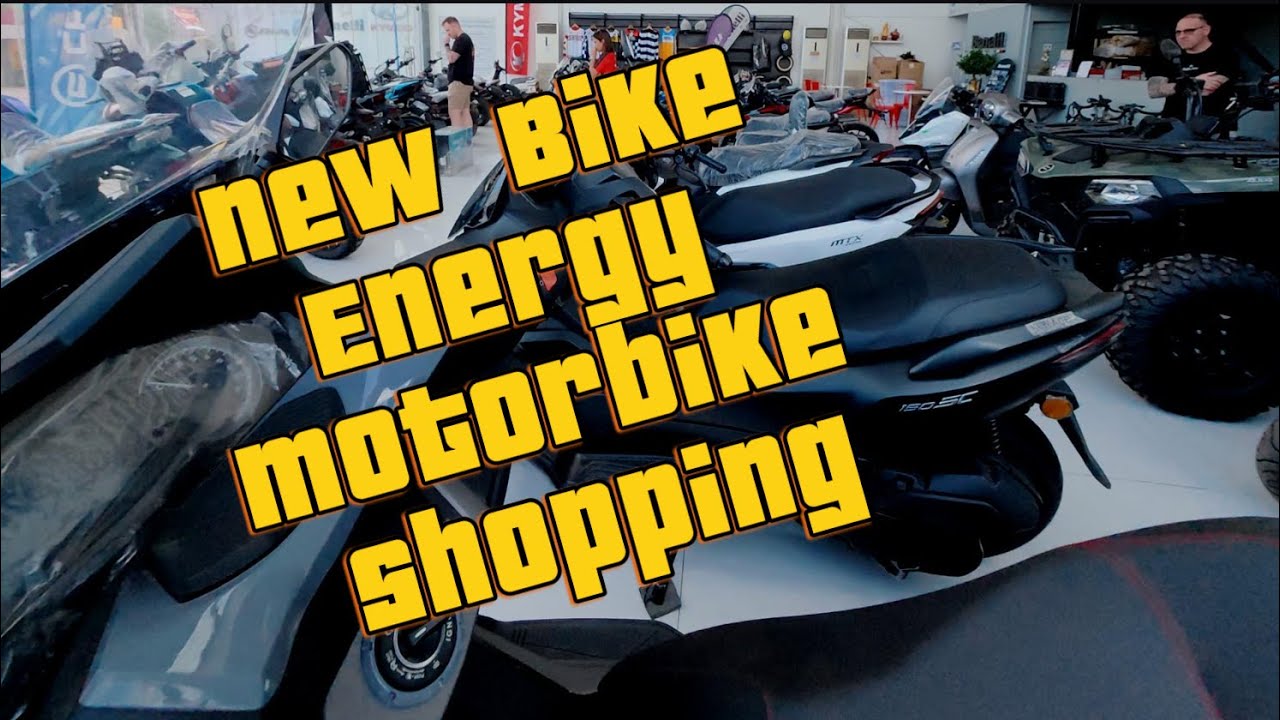 New Bike Energy Motorbike shopping