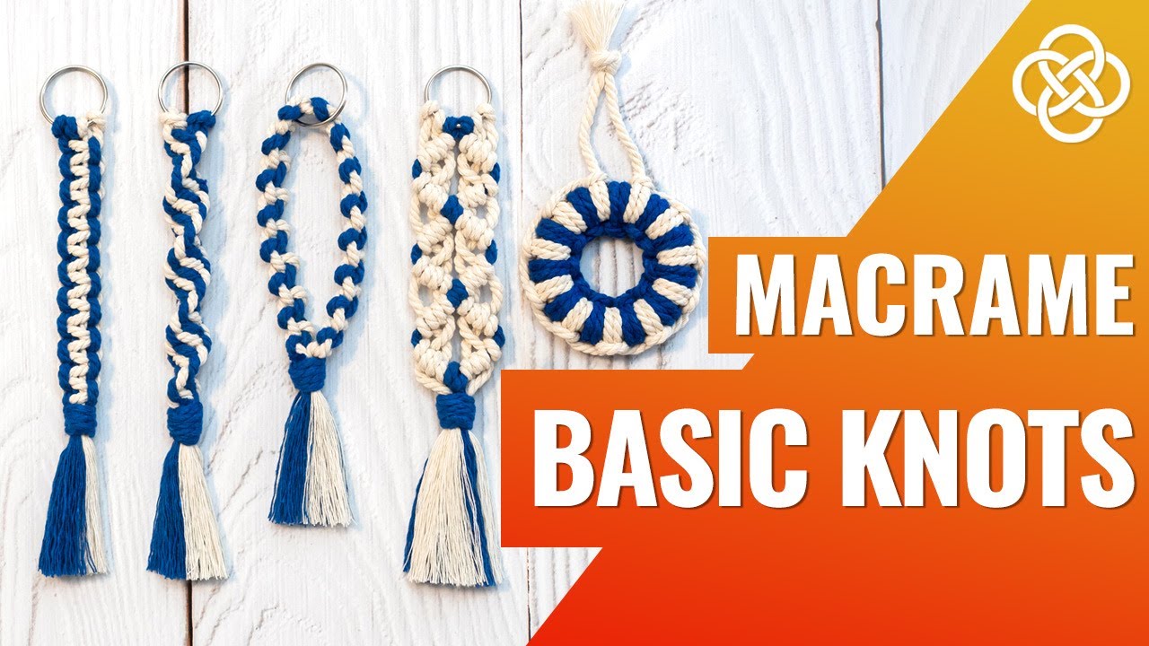 Базовые узлы макраме | DIY | Урок макраме для начинающих