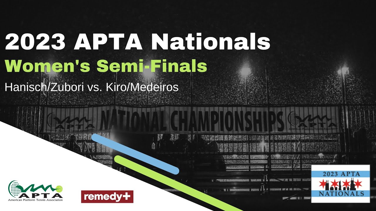2023 APTA Nationals - Women's Semi-Finals (side court)