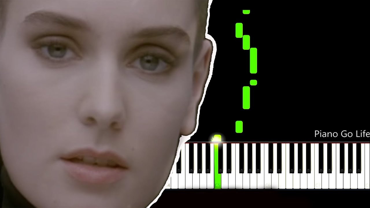 Sinéad O'Connor - Nothing Compares 2U Piano Tutorial