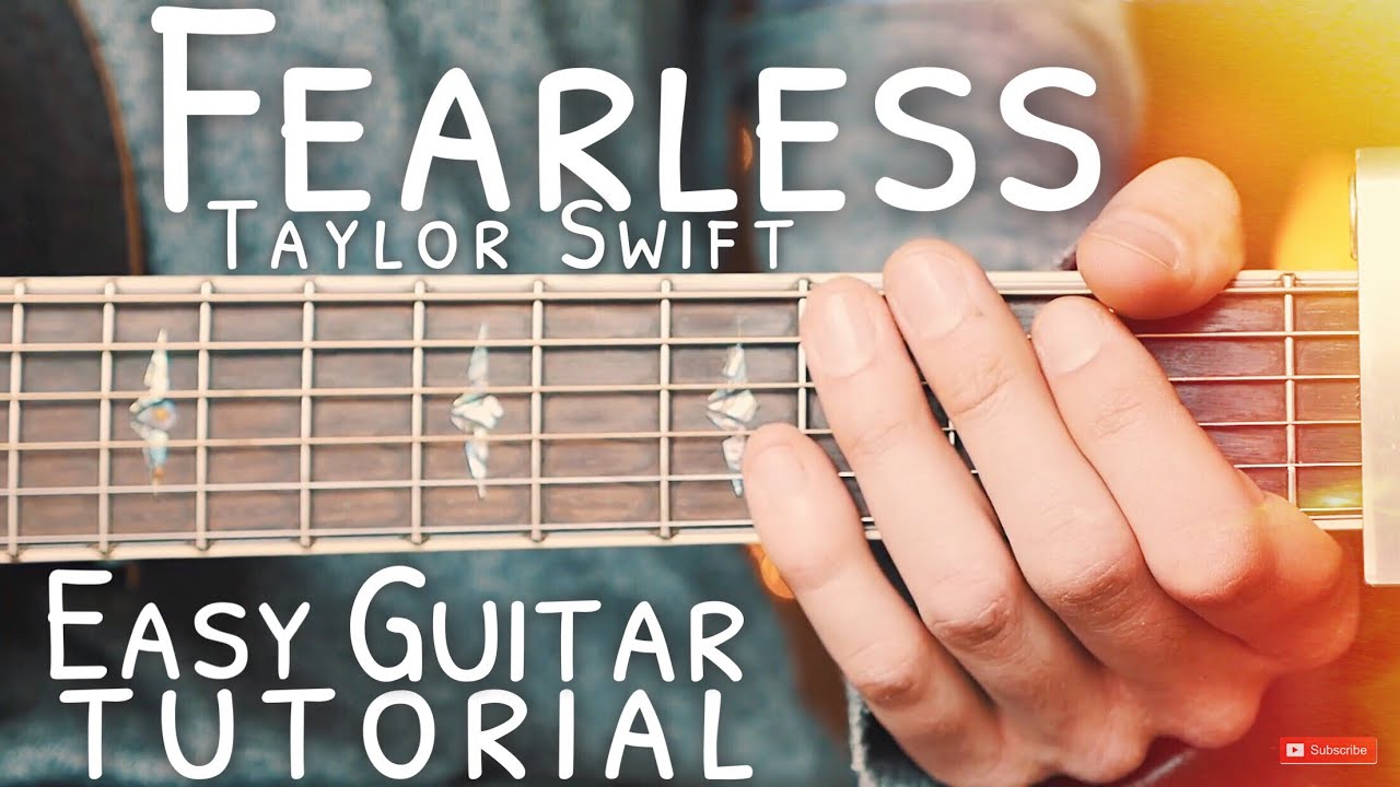 Fearless Taylor Swift Guitar Tutorial // Fearless Guitar // Guitar Lesson #649