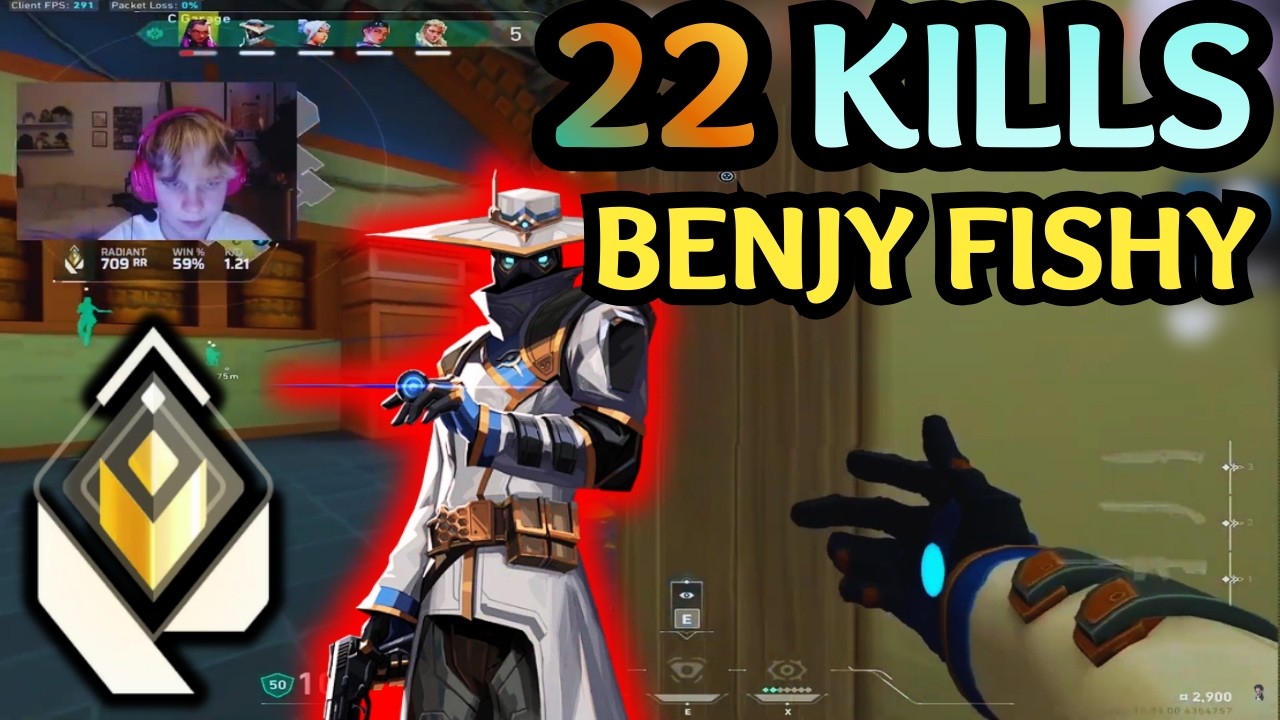 🔥 BENJYFISHY CYPHER MVP !! 22 KILLS on Haven 🔥 | Valorant VOD