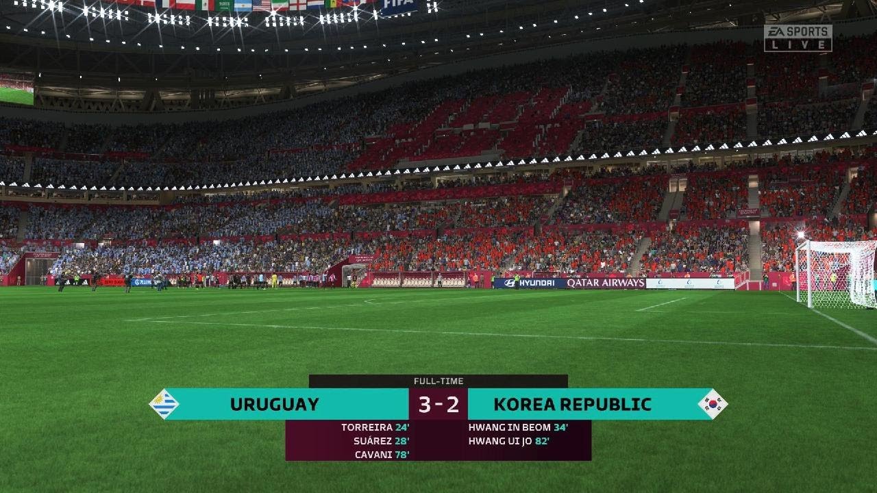 FIFA 23 Uruguay 3-2  Korea Republic | World Cup | Group H | [PS5 4K HDR]
