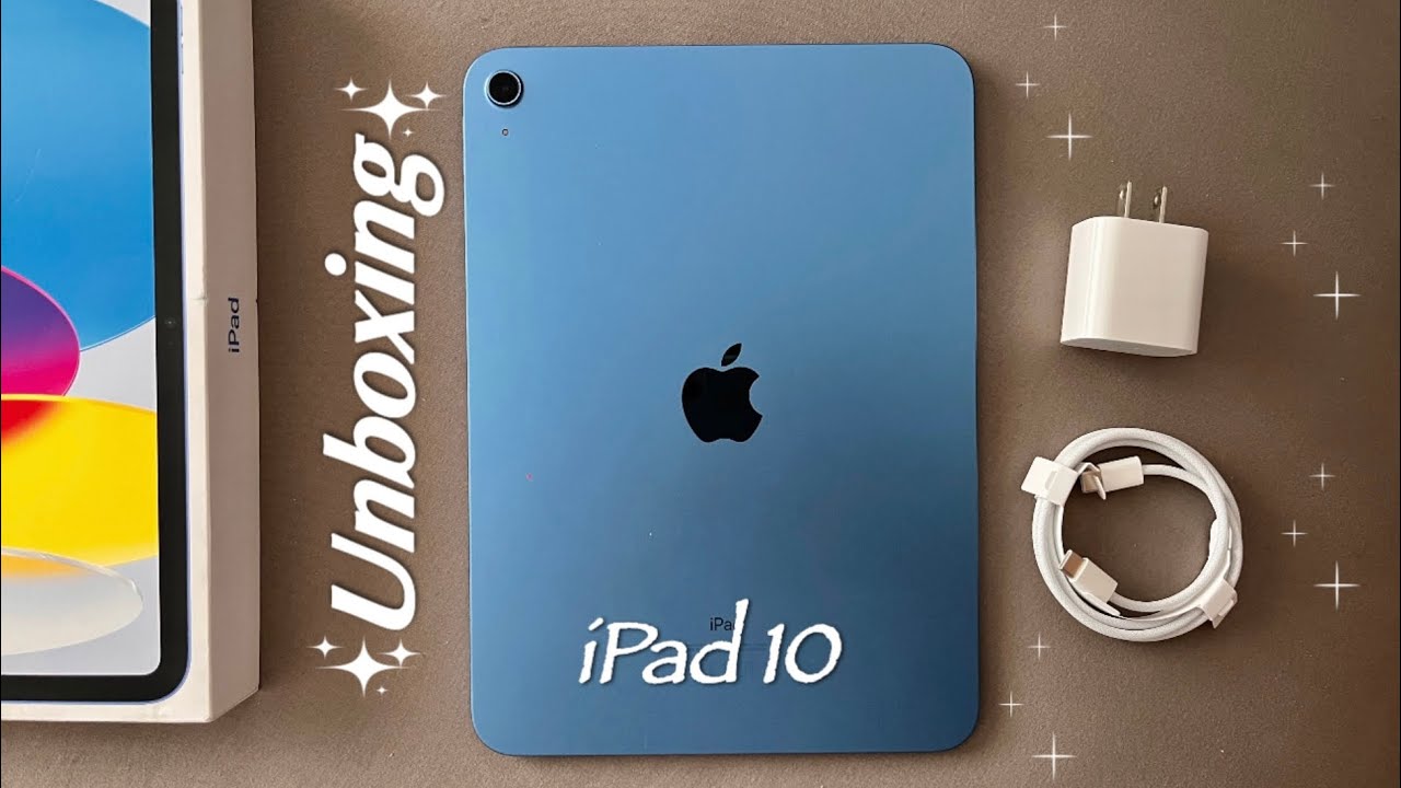 iPad 10 unboxing 2025 (Azul, 64 gb, wifi) Diseño y primeras impresiones • aesthetic/asmr