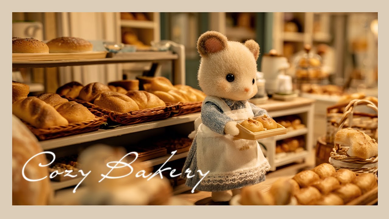 Cozy Paris Bakery Ambience 🥐 Nostalgic French Caf&eacute; Music for Relaxing & Reading