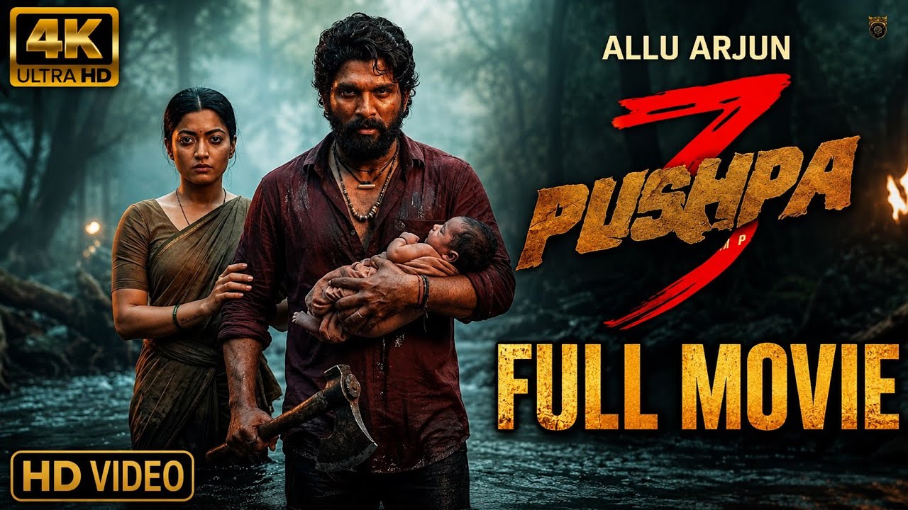 Pushpa 3 full movie hindi dubbed | Pushpa full movie | allu Arjun new movie| Allu Arjun hindi movie 