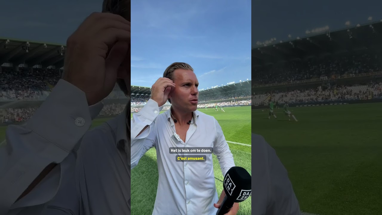👏 | Ruud Vormer&rsquo;s first day as analyst for us. 🇳🇱🎤