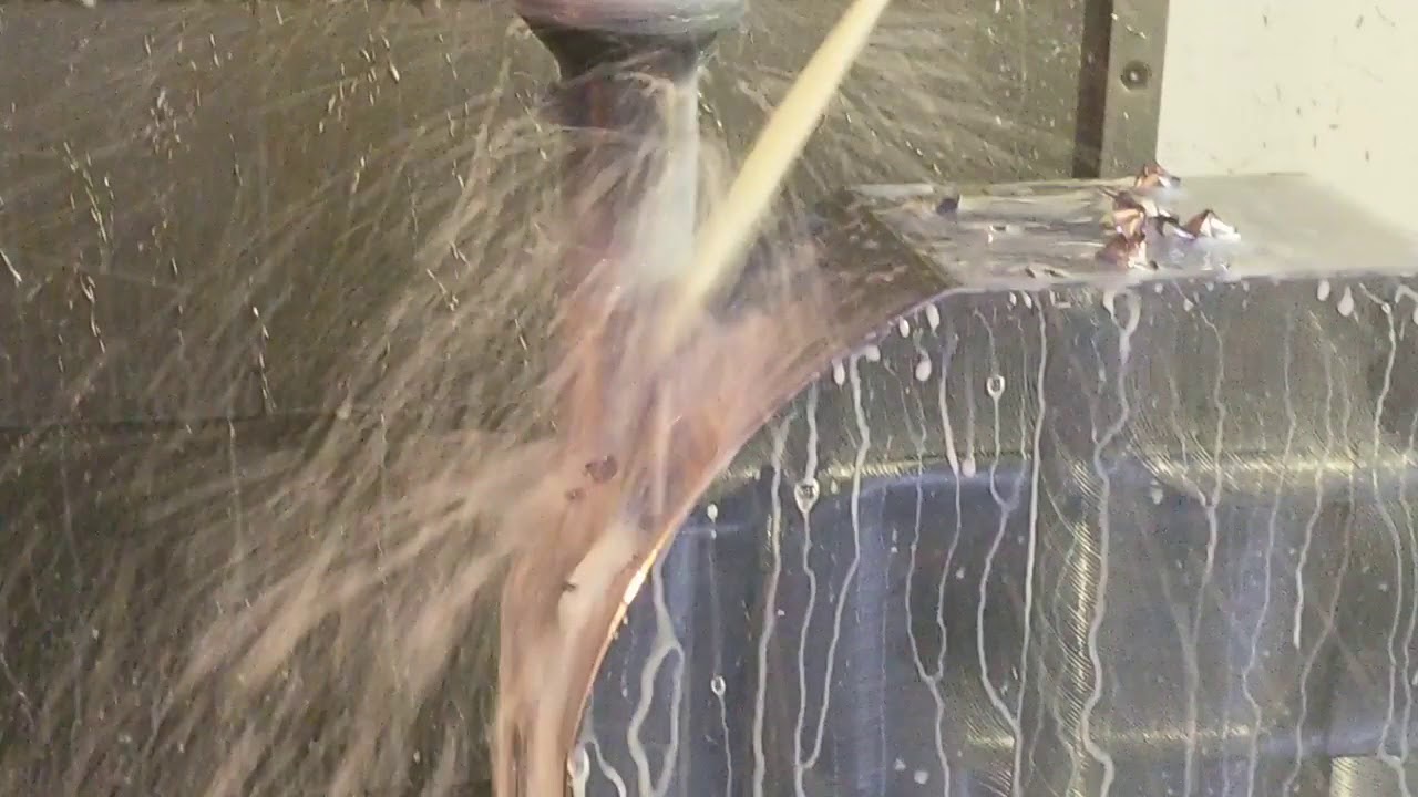 Bohren Durchmesser 30mm auf Kante
