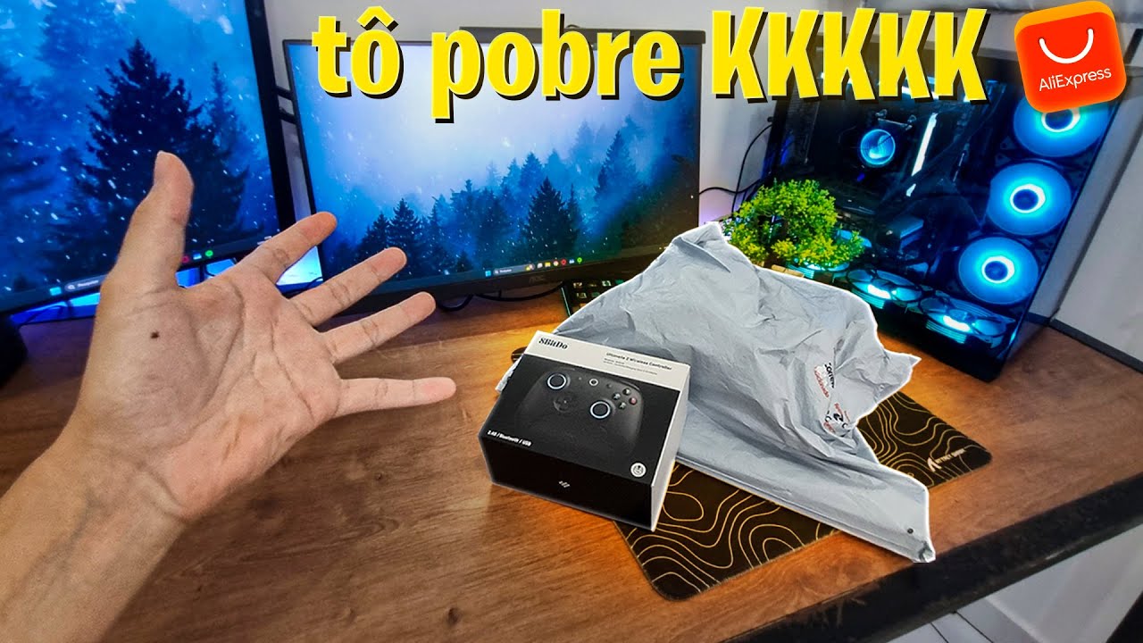 O Ano mal começou e já gastei KKKKK! Mega Unboxing de Pobre do Aliexpress para o Setup