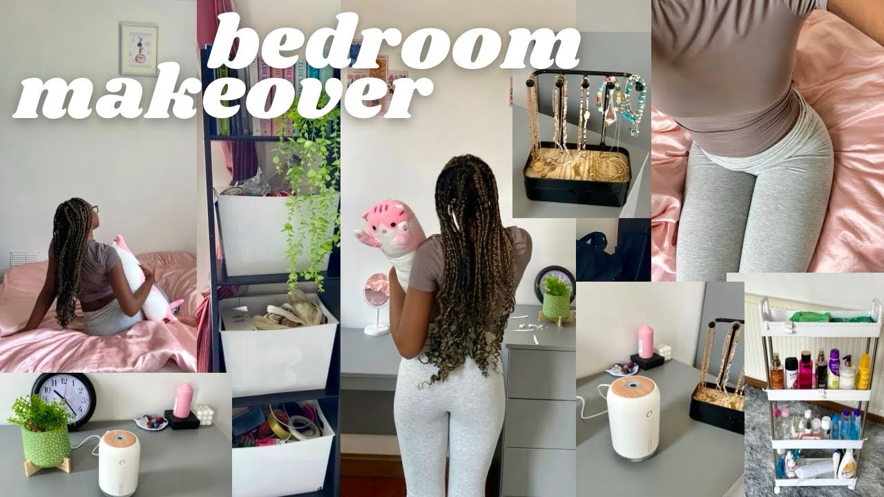 ULTIMATE Minimalist Bedroom Makeover🌸(before and after) Pinterest inspired, unboxing