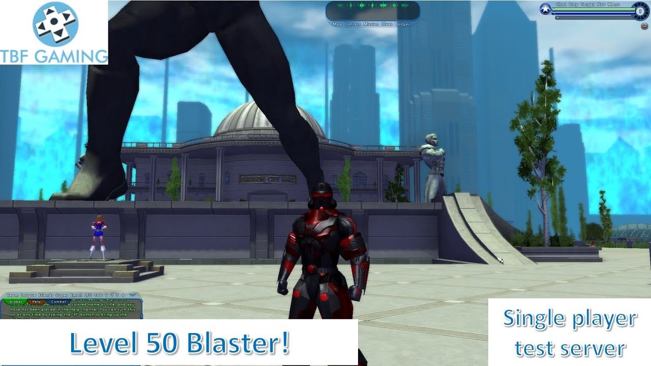 Level 50 Blaster - Single Player Test Server - City of Heroes - COH 2019 - City of Heroes is back!