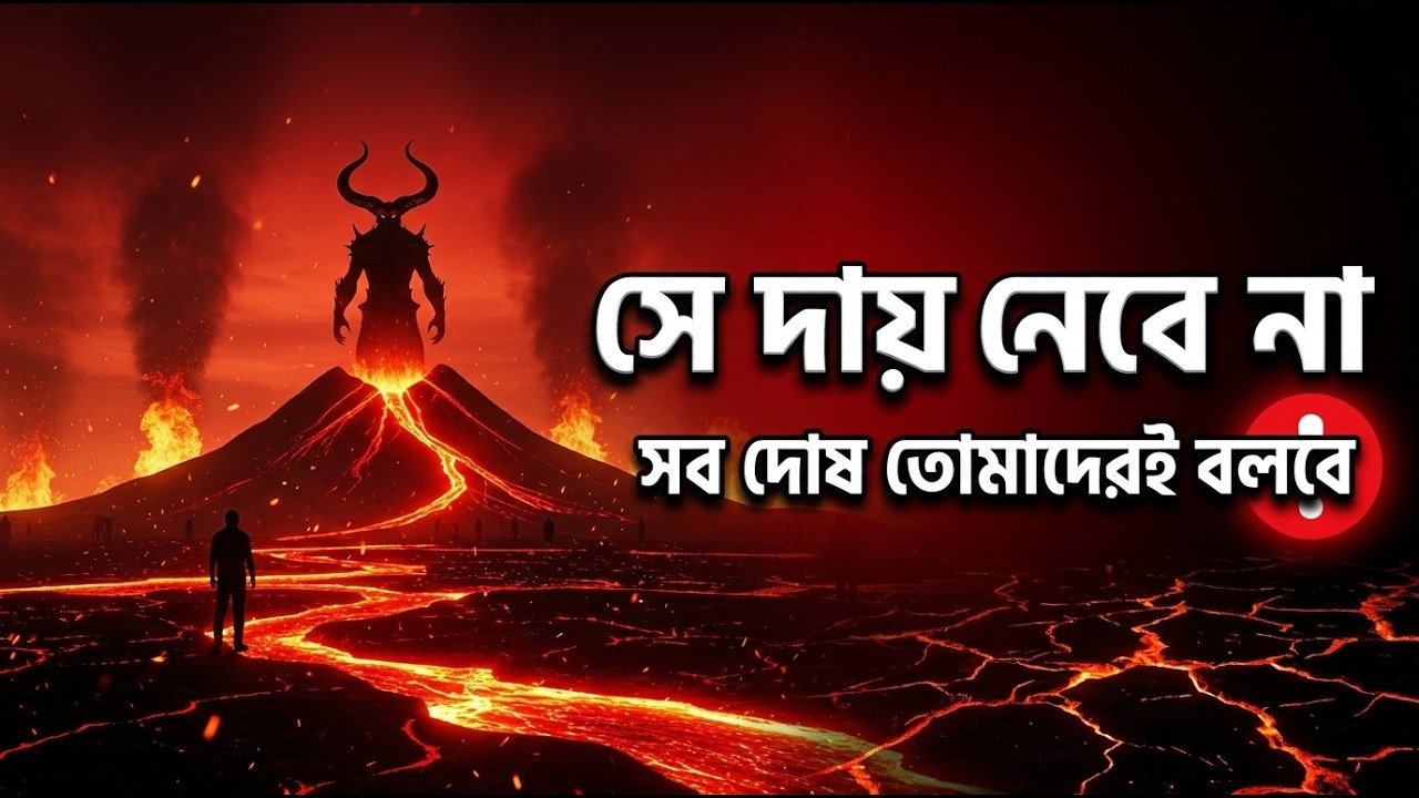 ১০০০ কোটি বছর আগুনে জ্বলার পর ইবলিশের শরীর কেমন হয়েছে? অন্তরাত্মা কাঁপানো বর্ণনা।