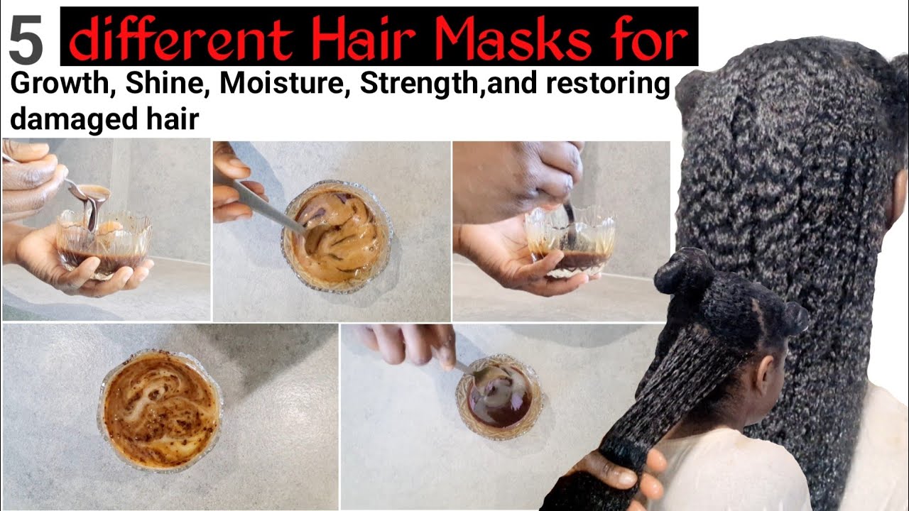 5 BEST 2-3 INGREDIENT HAIR MASK TO STOP HAIR FALL,REPAIR HAIR,FOR HAIR GROWTH & MORE.NATURAL 4C HAIR