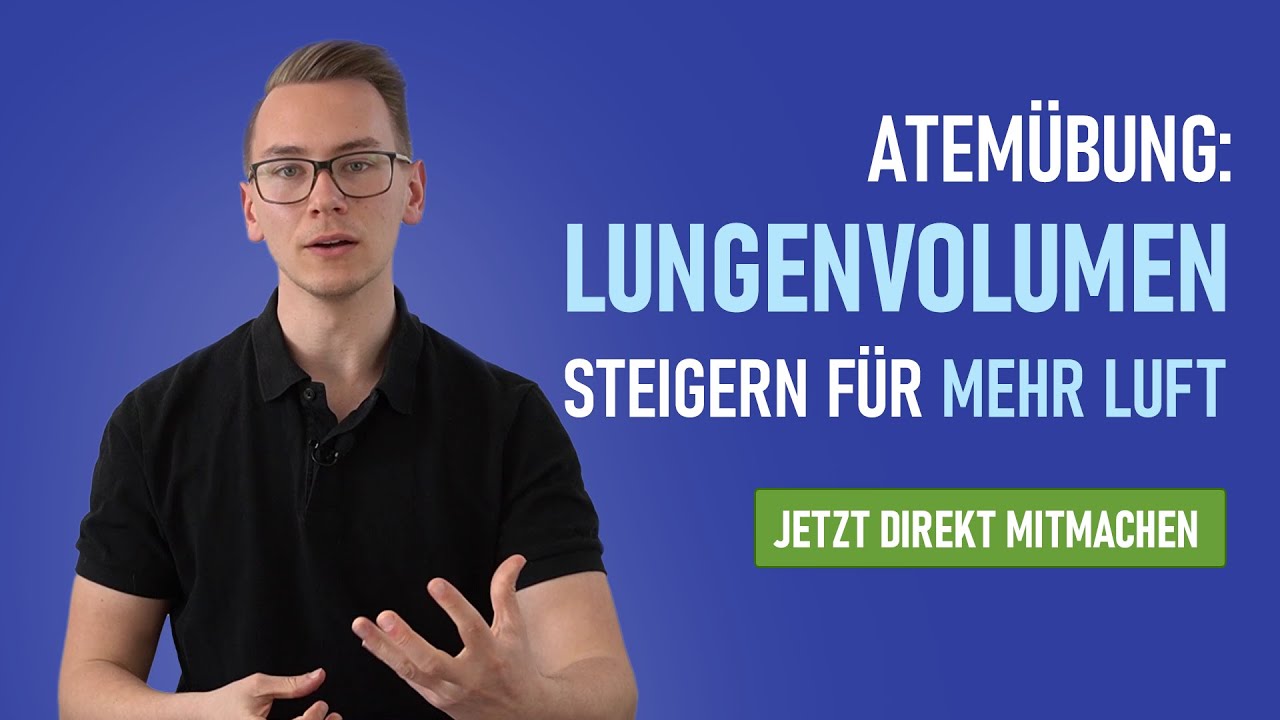 LUNGENVOLUMEN ZU KLEIN? Mache diese Atemübung 3 Tage hintereinander