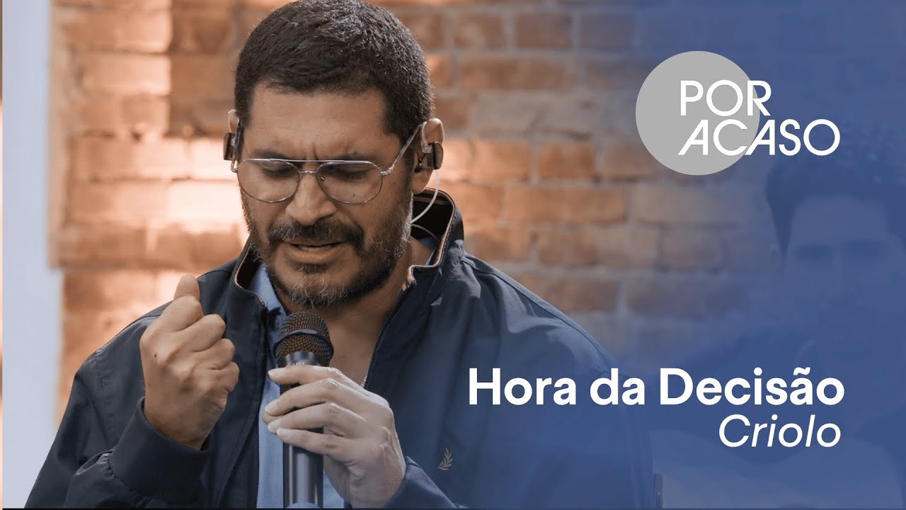 Criolo canta Hora da Decisão no Por Acaso
