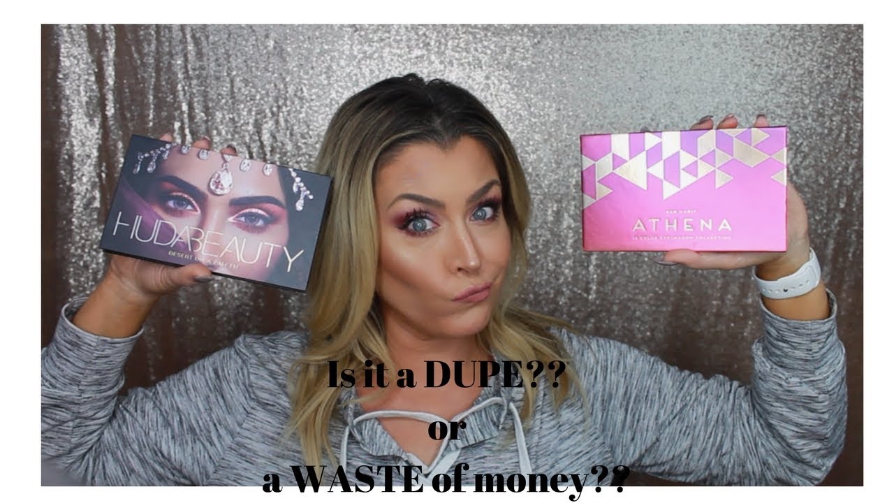 Bad Habit Athena Palette vs Huda Desert Dusk Palette Is it a DUPE