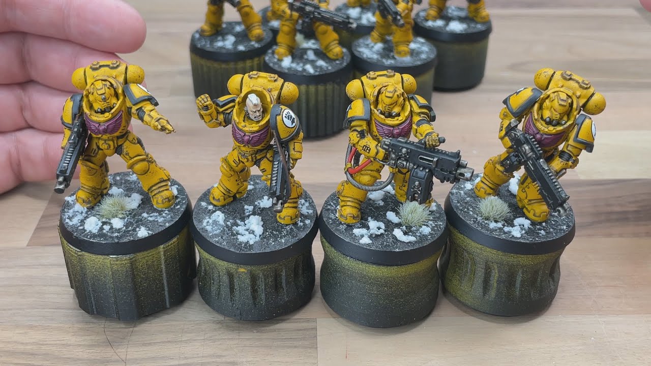 More GLORIOUS Imperial Fists! Last Wall Update
