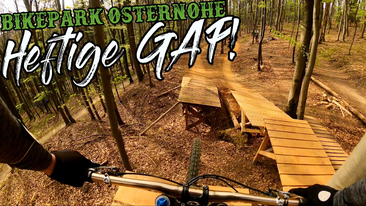Massive Gap im Bikepark Osternohe + paar Runden mit Kunden auf der DH-Line gedreht :D