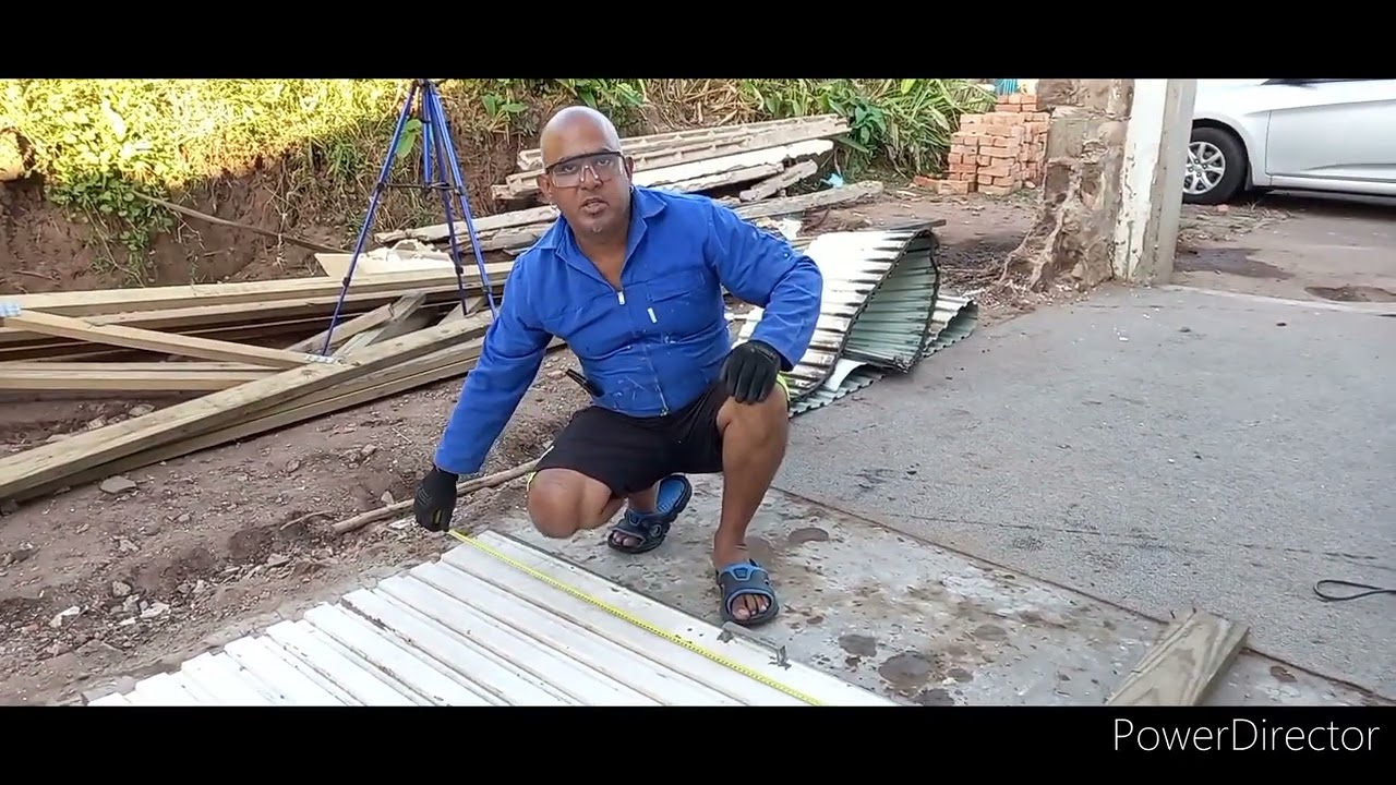 Resizing a roller door and almost getting seriously injured.