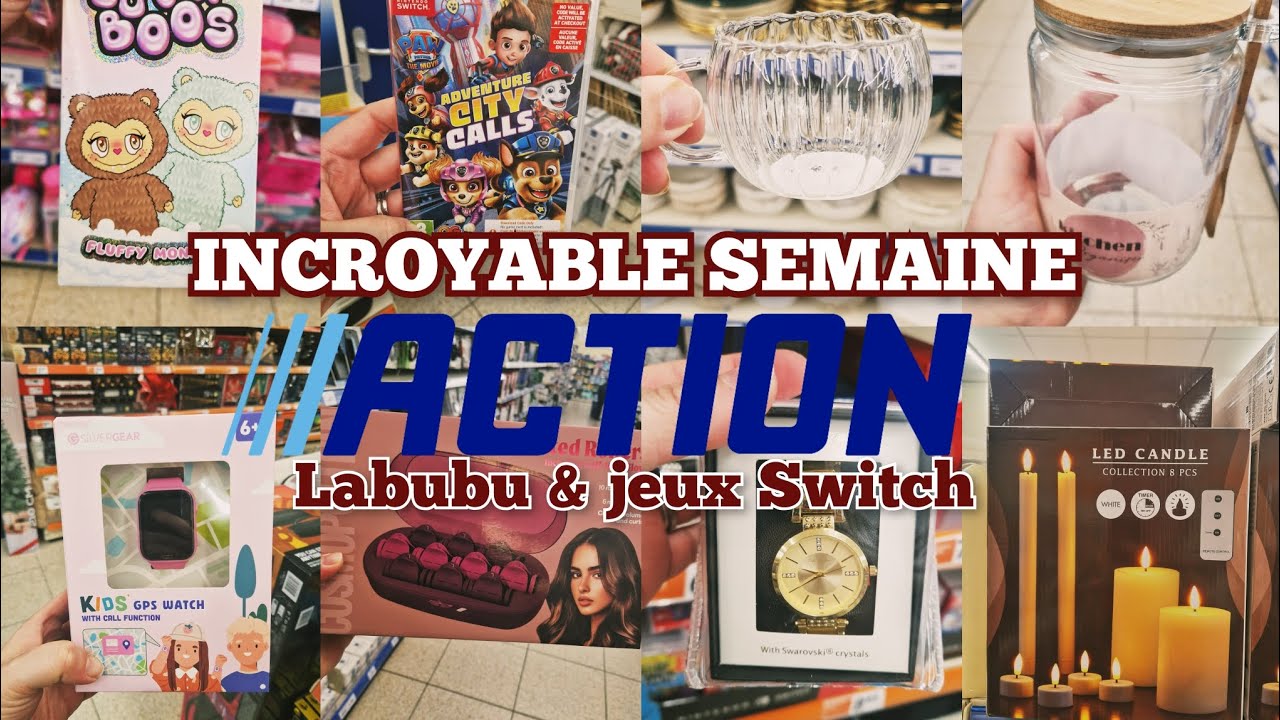 😱QUE DES P&Eacute;PITES ACTION🛒 LABUBU, JEUX SWITCH, IMPRIMANTE THERMIQUE, VAISSELLE...