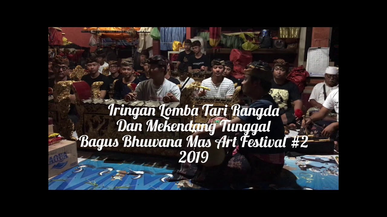 Iringan Lomba Tari Rangda dan Mekendang Tunggal BBM Art Festival #2