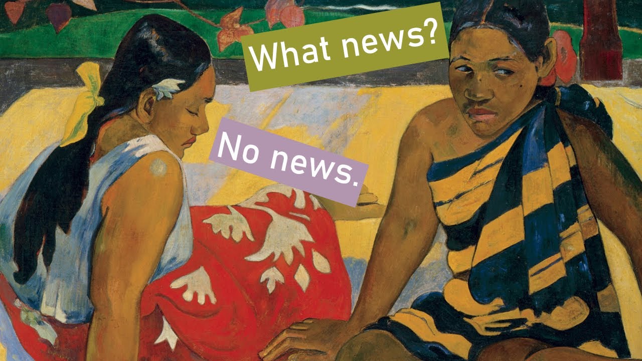 Monotony in paradise: Gauguin - Parau Api