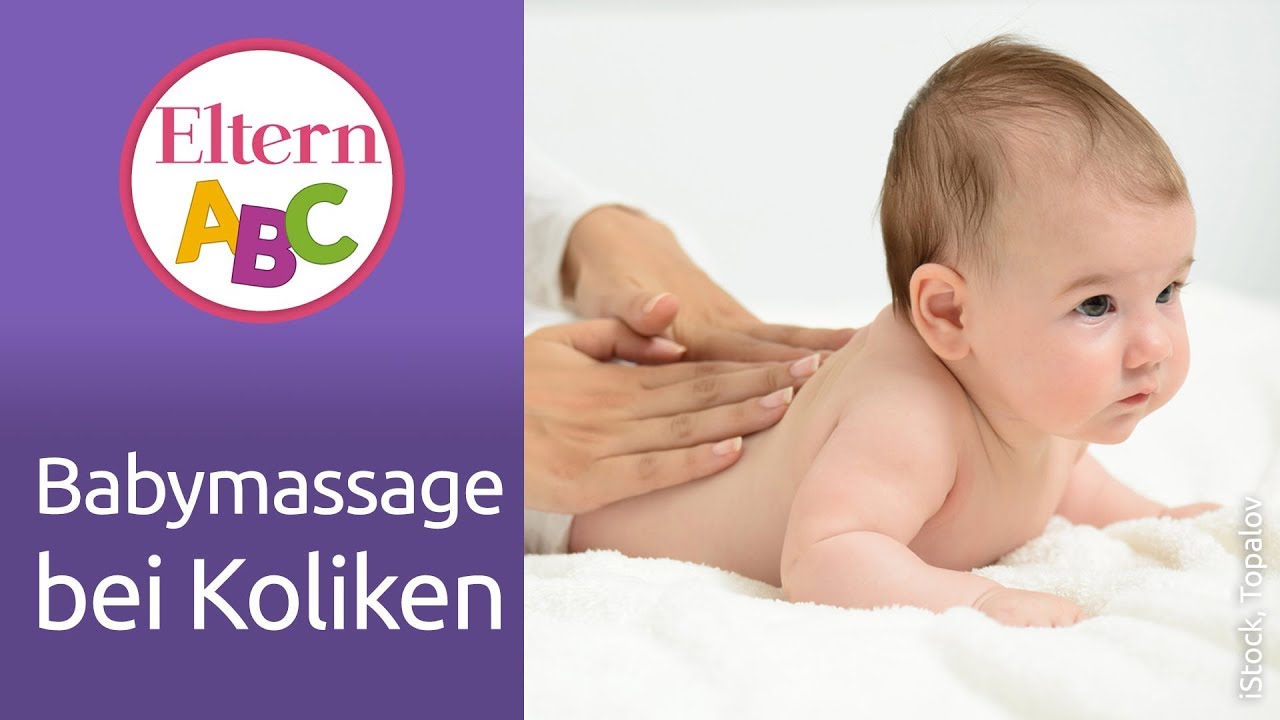 Baby-Koliken: Diese Massagegriffe helfen | Dreimonatskoliken | Babymassage | Baby | Eltern ABC