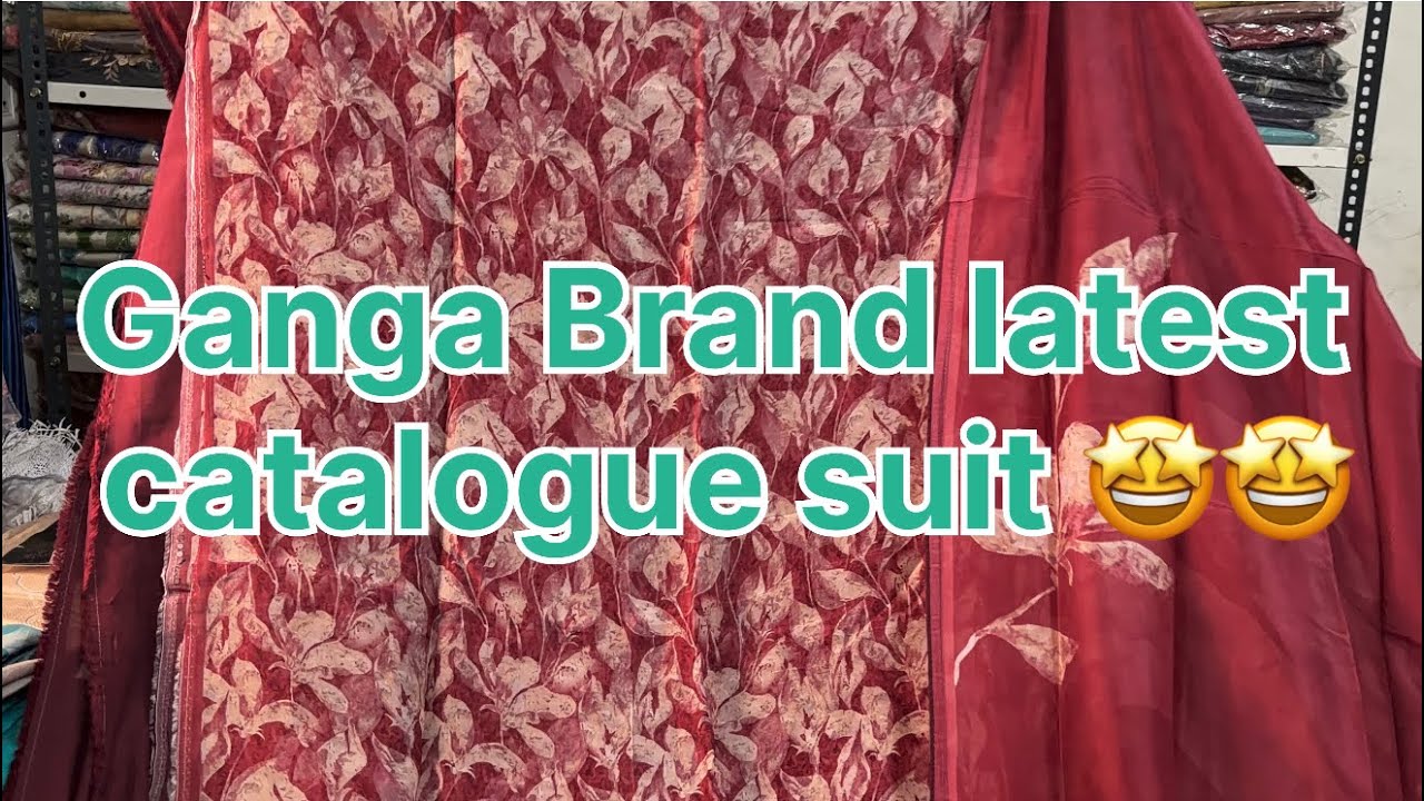 Ganga brand🤩 latest catalogue suit🔥🔥