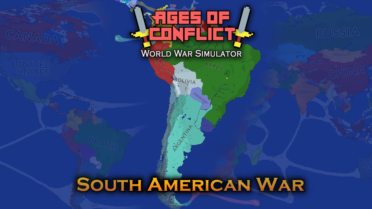 South American War ¦ Ages of Conflict World War Simulator