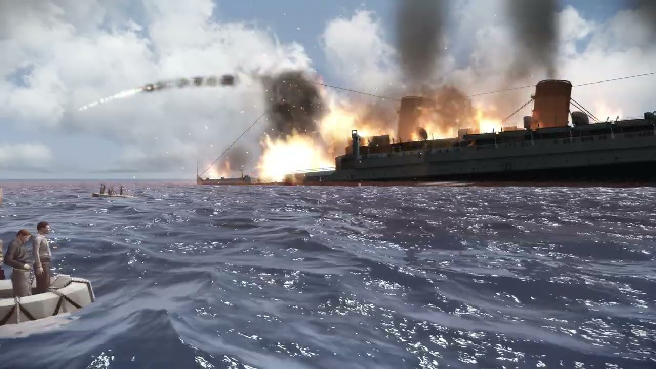 The Sinking of the RMS Queen Mary It is a Terror at Sea | Silent Hunter 5