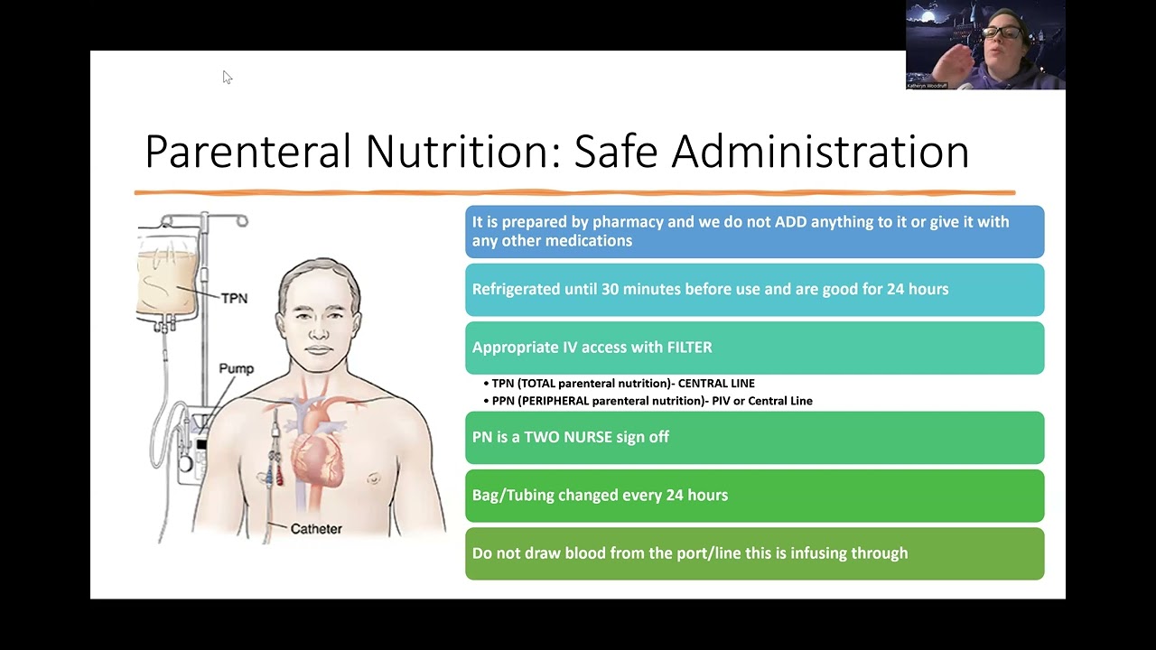 Adult Med/Surg: Parenteral Nutrition NEW Lecture