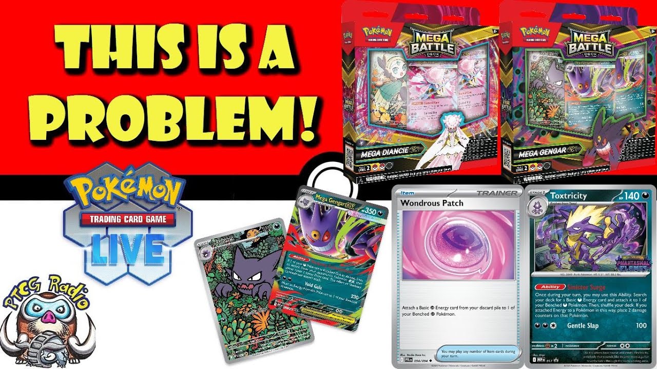Новые боевые колоды Mega ex создают БОЛЬШИЕ проблемы для Pok&eacute;mon TCG Live! (Новости Pok&eacute;mon TCG)