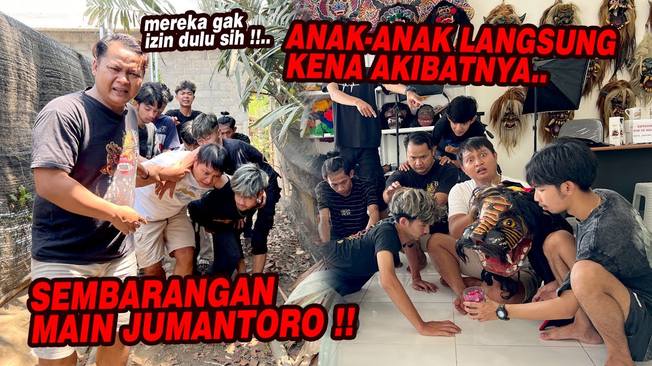 AKIBAT MAIN JUMANTORO TANPA IZIN !! Anak-anak langsung kena akibatnya