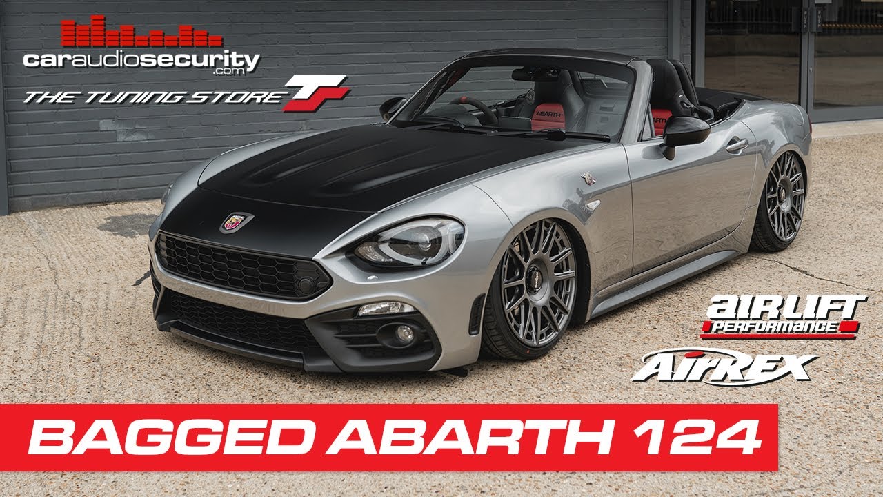 Abarth 124 Spider on Air Suspension | Car Audio & Security x The Tuning Store