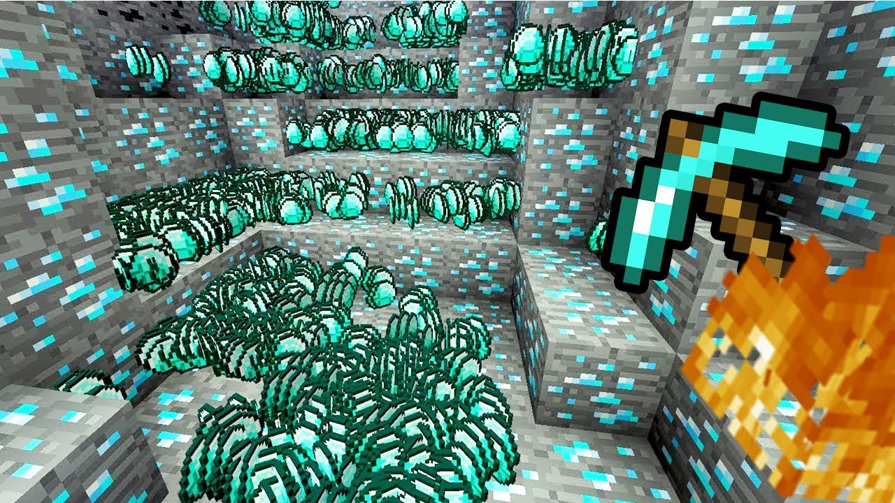 QUIEN ENCUENTRE MENOS DIAMANTES QUEMA SU MEJOR PICO!! MINECRAFT