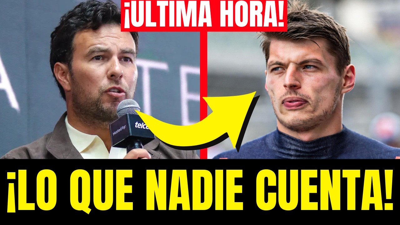 ¡CHECO PÉREZ HUNDE A RED BULL! La OSCURA VERDAD de VERSTAPPEN que NADIE CUENTA