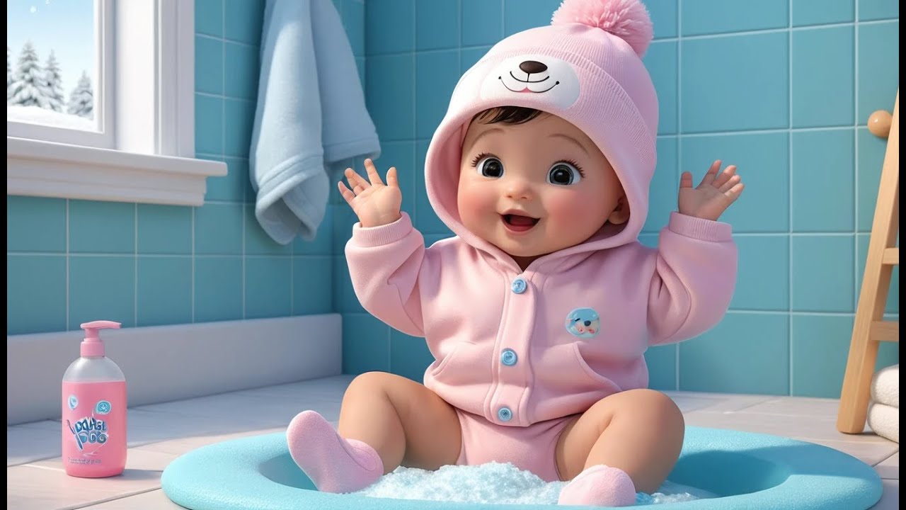 Winter Wash Face Song ❄️💦 | Fun Learning Winter Hygiene Song for Kids