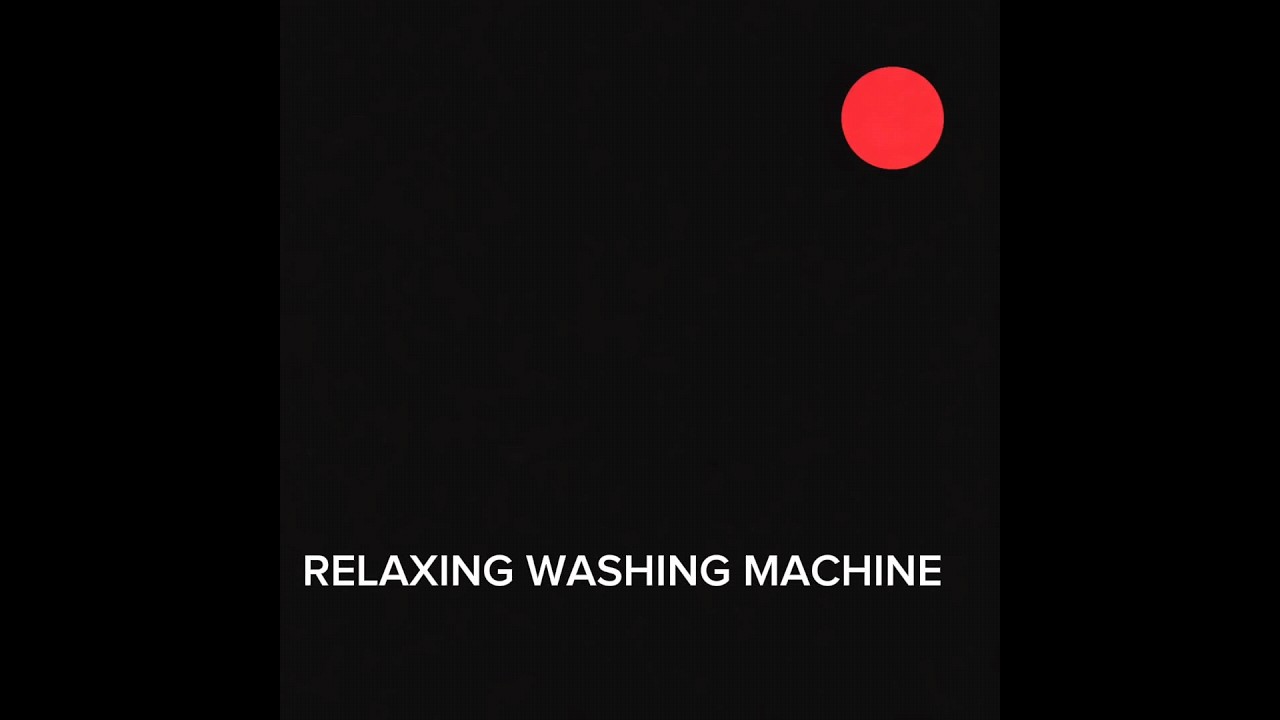 Laundry Machine Sound ASMR | Relaxing Washing Machine White Noise