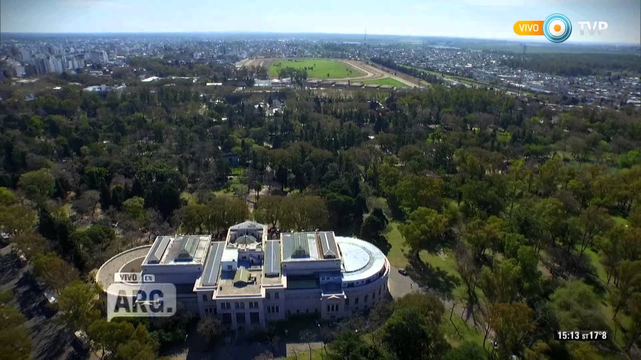 Vivo en Argentina - El Bosque de La Plata desde el aire