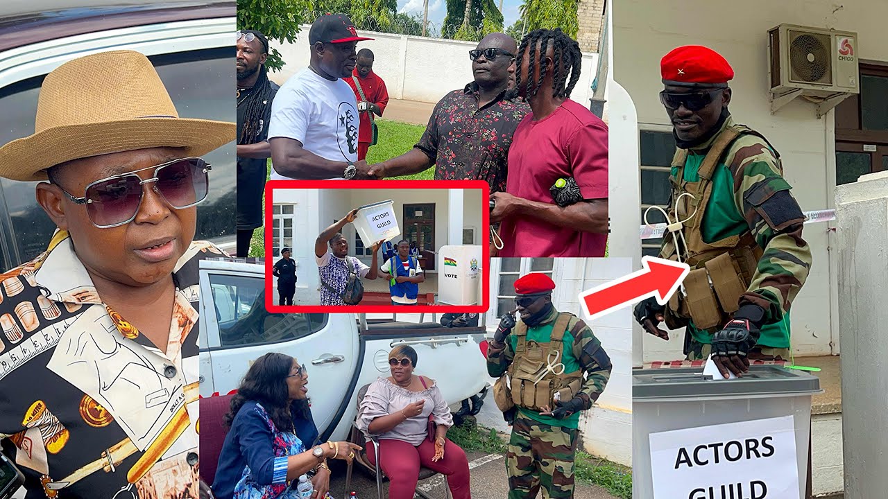 Actor Lilwin Ibrahim Traore & Kumawood Actors Step out to vote at Kumawood Board Election @RCC