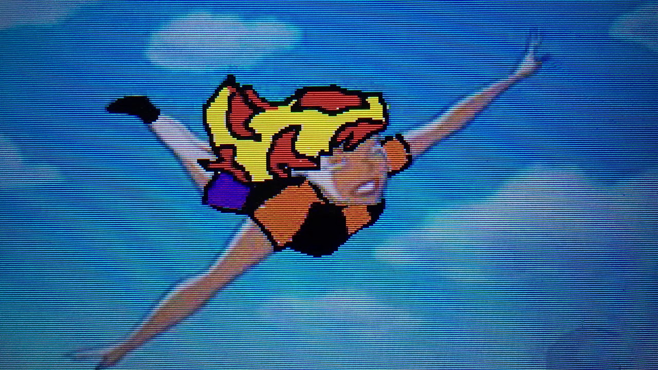 Sunset Shimmer flies away