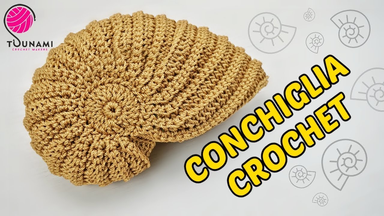 TUTORIAL CONCHIGLIA/AMMONITE UNCINETTO - CROCHET SEA SHELL