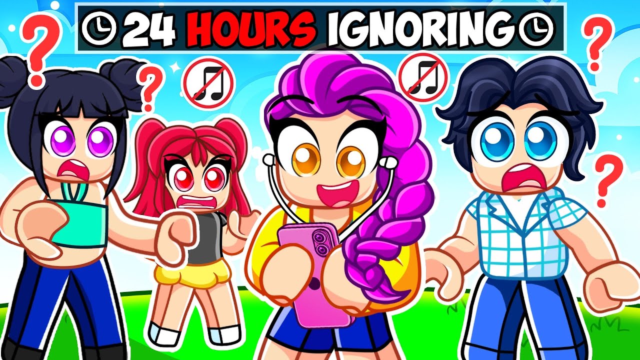Rumi IGNORES Her FRIENDS for 24 HOURS In Roblox SNAPCHAT..