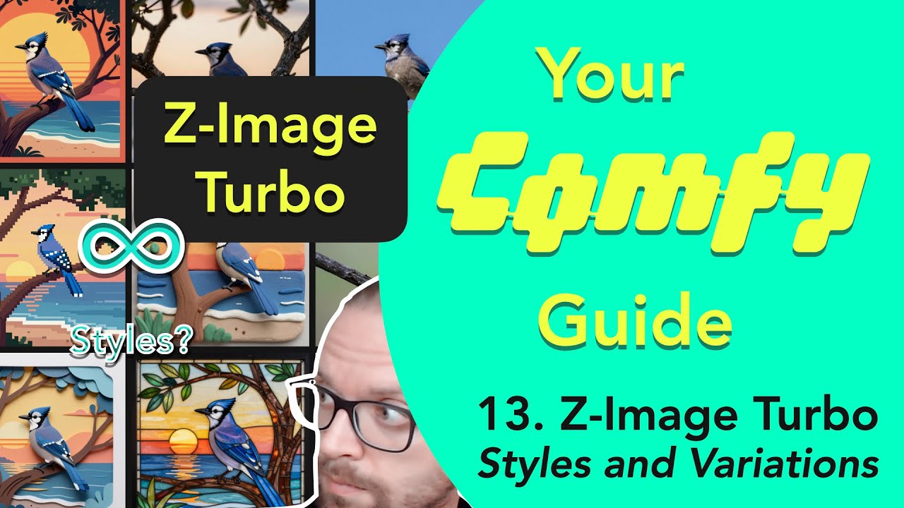 Полное руководство по ComfyUI — 13. Z-Image Turbo — стили и варианты