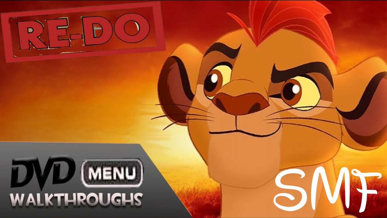 The Lion Guard Return Of The Roar (2016) DVD Menu Walkthrough Re-Do
