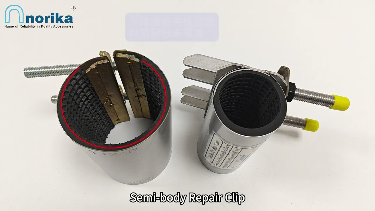 Norika ® AISI304 Stainless Steel Repair Clamp SSFRC & SSHRC