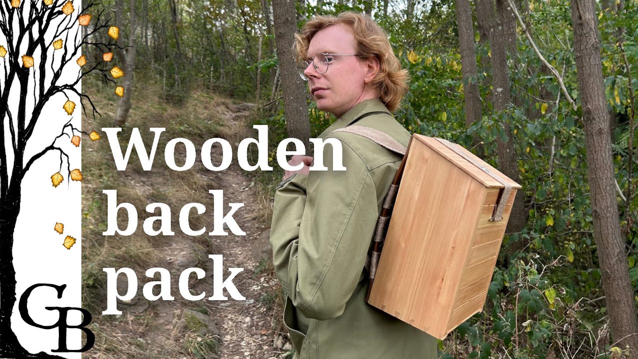 I made a wooden backpack