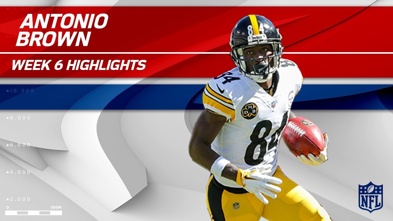 Antonio Brown's 8 Catches for 155 Yards & 1 TD! | Steelers vs. Chiefs | Wk 6 Player Highlights