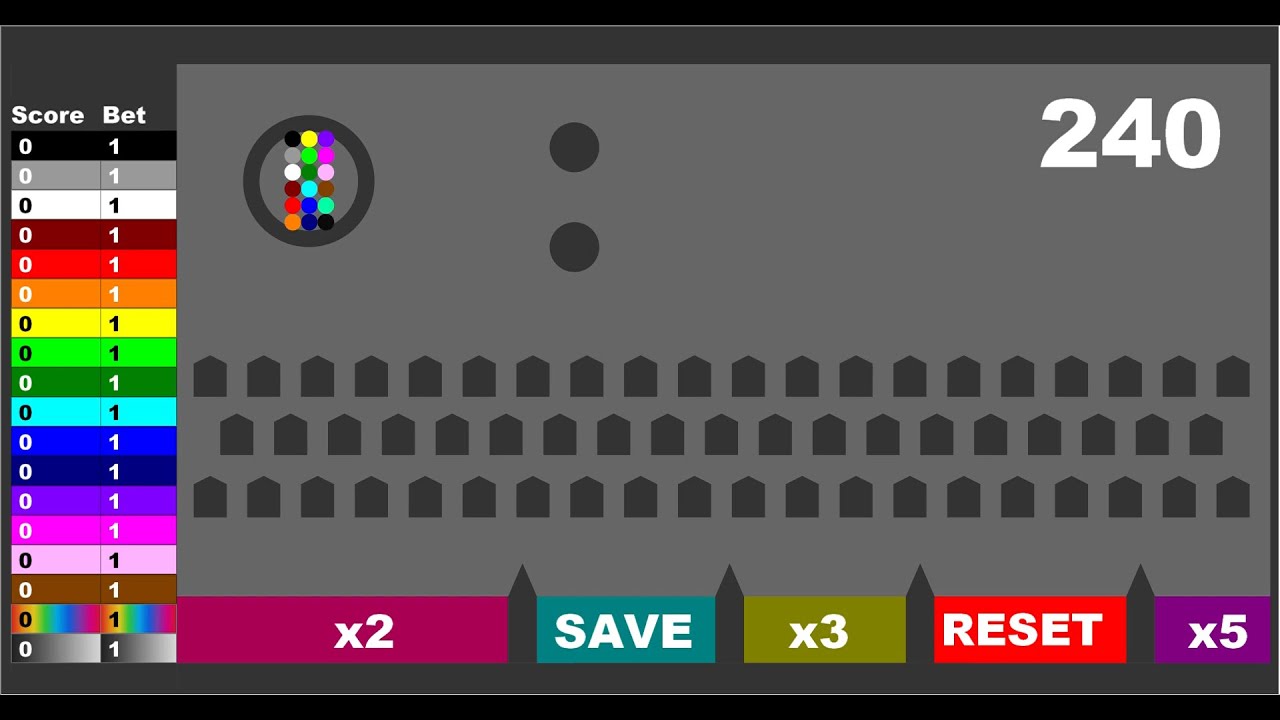 Multiply, Save, or Reset | Points Marble Race in Algodoo