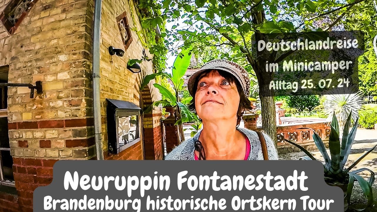 Vlog 189 Neuruppin • Fontane, Schinkel, Orient, Kloster und doch noch Fachwerk #roadtrip Brandenburg